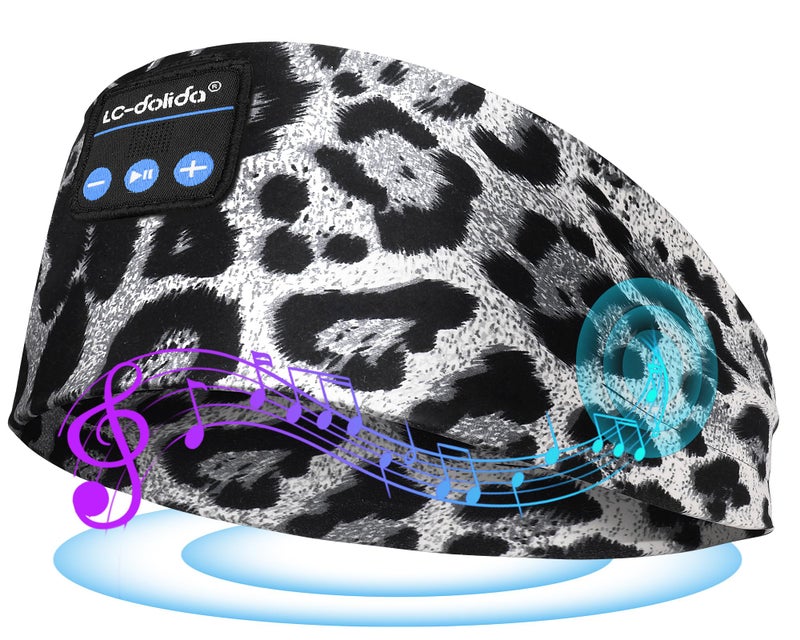LC-dolida Sleep Headphones Bluetooth, Headband Headphones Earphones Wireless, Sleep Mask for Sleeping, Sports, Gifts, Workout, Jogging, Yoga,Insomnia, Air Travel, Meditation - Image 1
